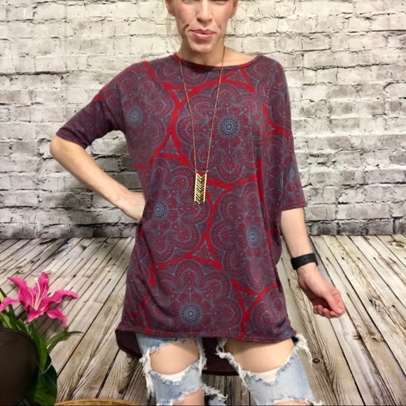 ‼️NWOT Lularoe High Low Irma Tunic Tee‼️ - Picture 2 of 8